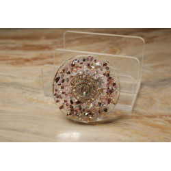 durchsichtig mit Granat