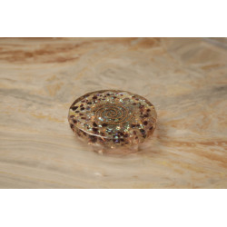 durchsichtig mit Granat