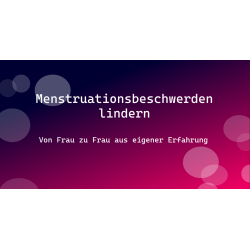 Menstruationsbeschwerden lindern - 12 Tipps & Tricks - Ratgeber von TRKunst