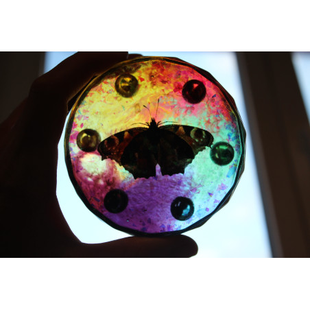 Untersetzer Schmetterling "Pfauenauge"