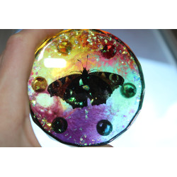 Untersetzer "Pfauenauge" Schmetterling