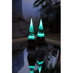 Orgonit-Pyramide Spitz Glow in the Dark